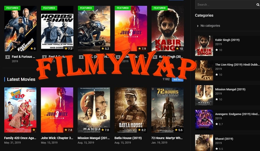 Filmywap in 2022 – Hollywood & Bollywood Movies HD Movies Download